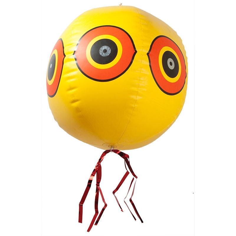 Set of three Grow Organic Bird Chaser Balloons for pest control to deter birds from gardens and crops.