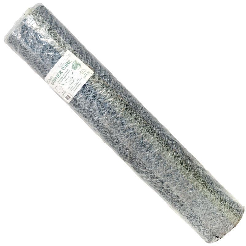 Grow Organic gopher wire roll, 3 feet by 100 feet, pest control fencing for preventing gopher burrows and underground pests.