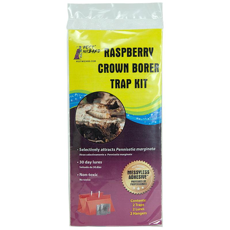 Grow Organic Pest Wizard Raspberry Crown Borer Trap Kit for effective pest control against raspberry pests.