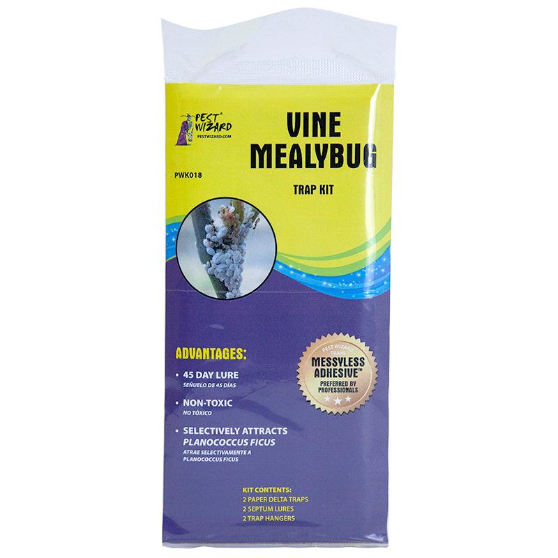 Grow Organic Pest Wizard Vine Mealybug Trap Kit for effective pest control on grapevines and fruit plants.