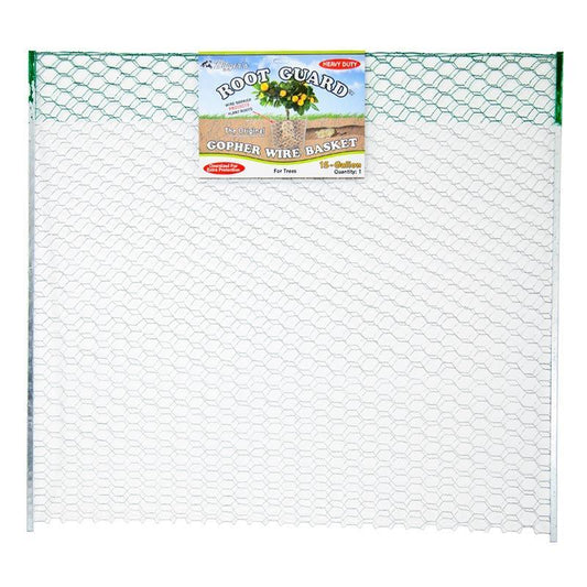 Grow Organic Root Guard Gopher Basket, 15-gallon pest control container for protecting plant roots from gophers.