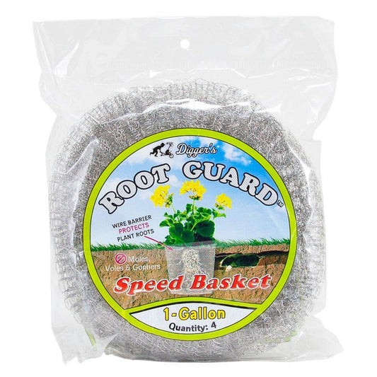 Grow Organic Root Guard Speed Basket 1-gallon pest control container with protective basket for healthy plant roots.