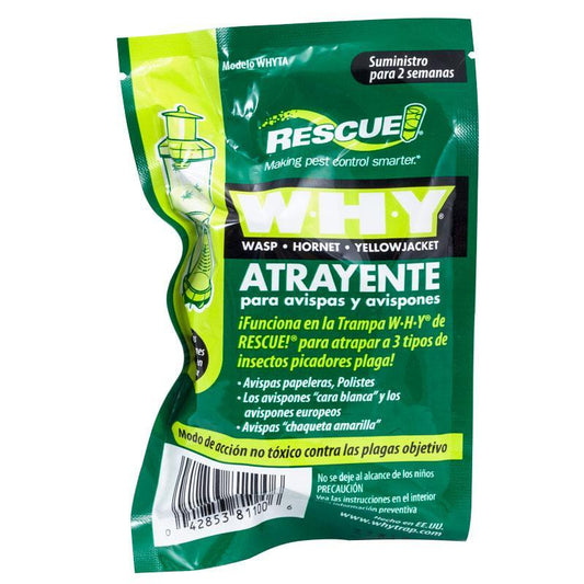 Grow Organic W-H-Y Trap Attractant Kit for pest control, showing the attractant bottles and packaging for pest management.