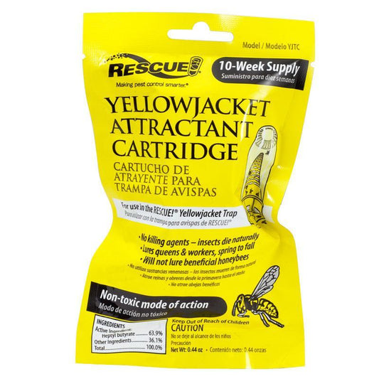Yellowjacket Attractant Cartridge by Grow Organic, 10-week pest control solution with yellowjacket attractant for effective pest management.