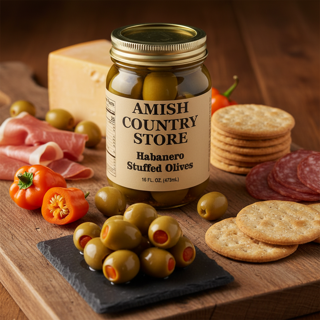 Habanero Stuffed Olives 16oz
