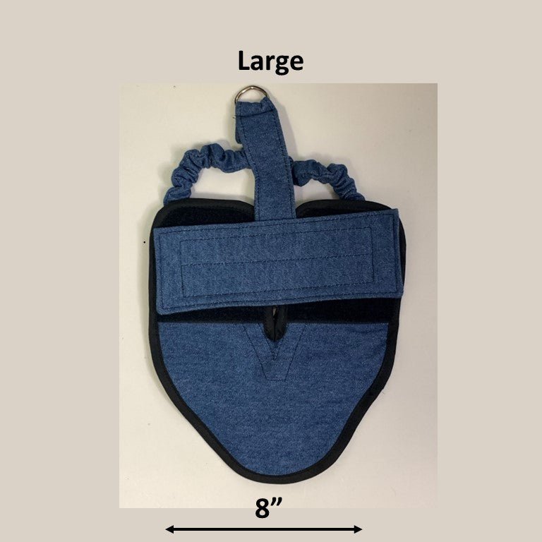 Crazy K Farm Pet and Poultry Hen Holster chicken, duck, and goose diaper harness with permanent sewn-in liner for poultry.