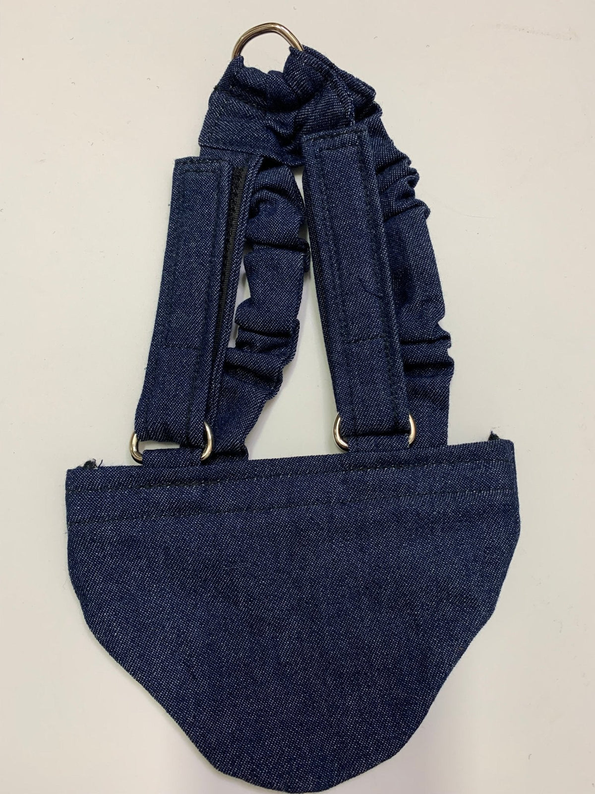 Bird diaper and harness for pigeons, chickens, ducks, and geese by Crazy K Farm with removable vinyl liner, made in the USA.