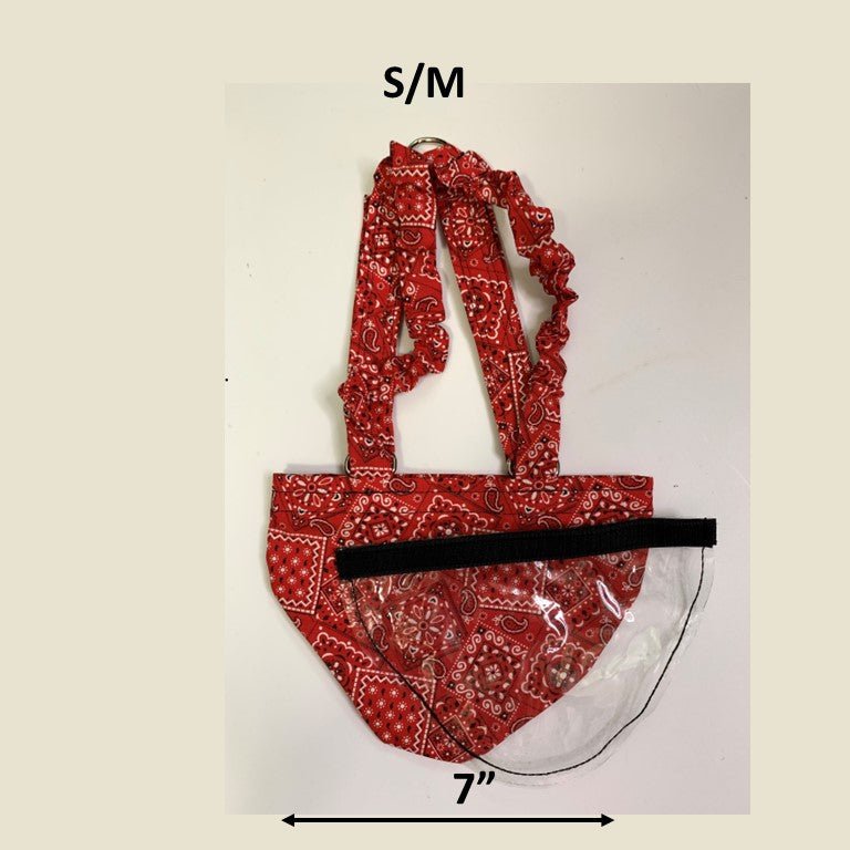 Crazy K Farm bird diaper and harness for pigeons, chickens, ducks, and geese with removable vinyl liner and adjustable straps.