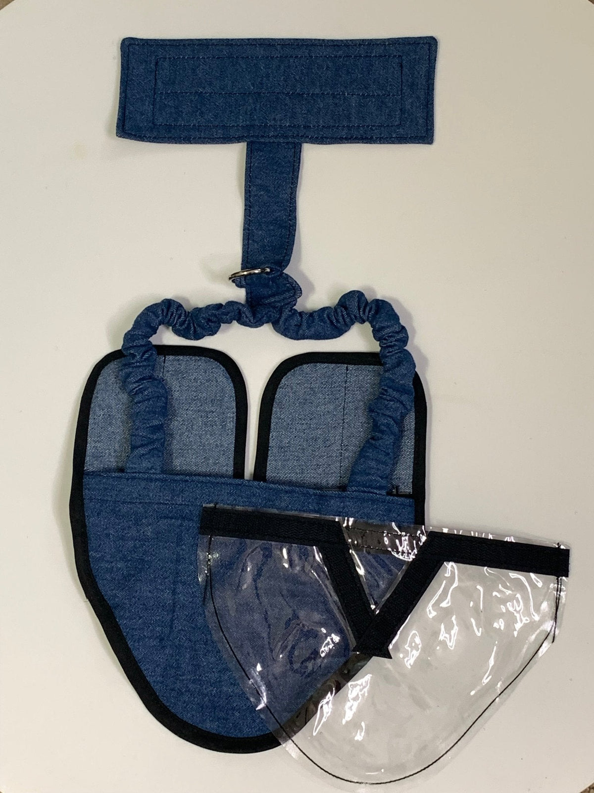 Pigeon, chicken, duck, or goose bird diaper and harness by Crazy K Farm with removable vinyl liner, made in the USA.