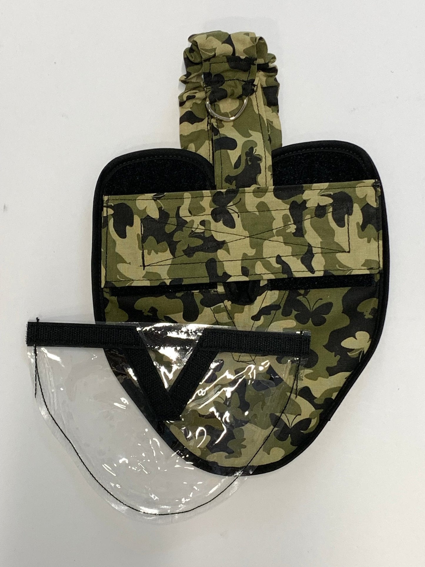 Crazy K Farm Pet and Poultry hen holster bird diaper with removable vinyl liner, suitable for pigeon, chicken, duck, and goose.
