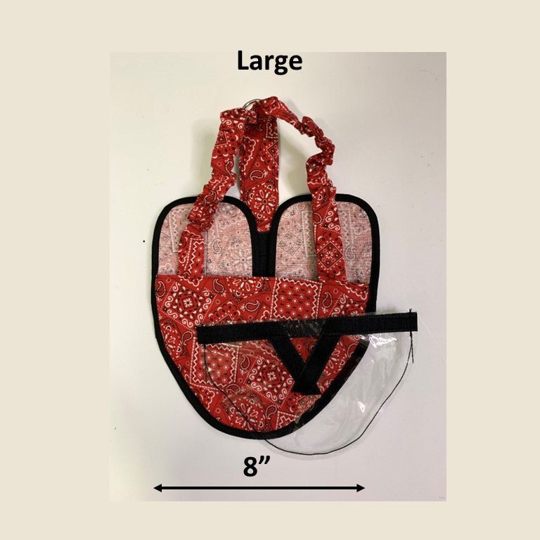 Crazy K Farm Pet and Poultry Hen Holster Bird Diaper and Harness for pigeons, chickens, ducks, with removable vinyl liner