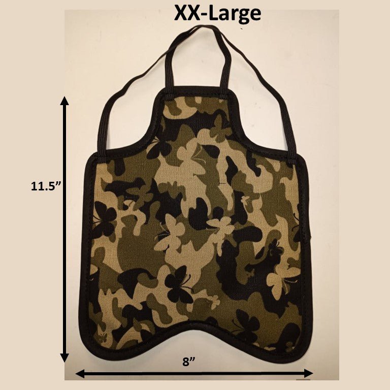 Crazy K Farm Pet and Poultry Hen Saver chicken saddle apron for hens, made in the USA, protects hens from feather pecking.