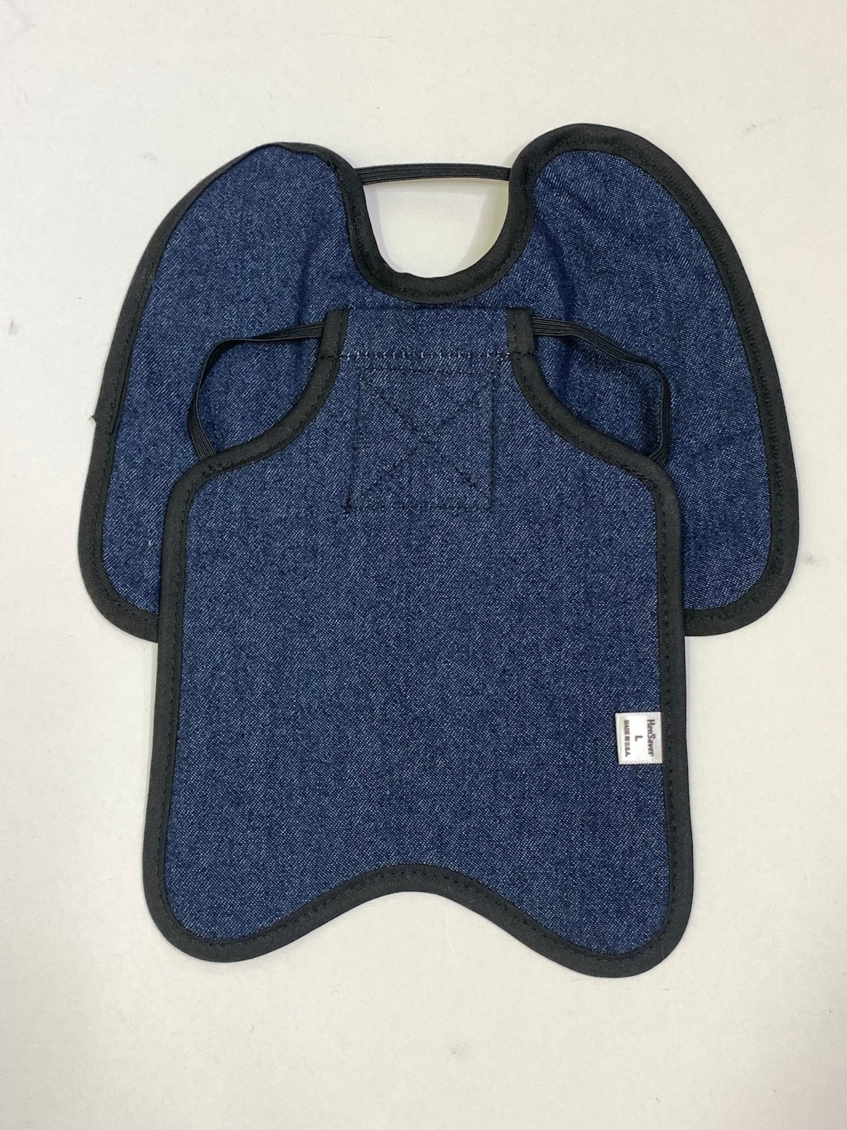 Crazy K Farm Pet and Poultry Hen Saver chicken apron with shoulder protectors, designed to shield hens from injury.