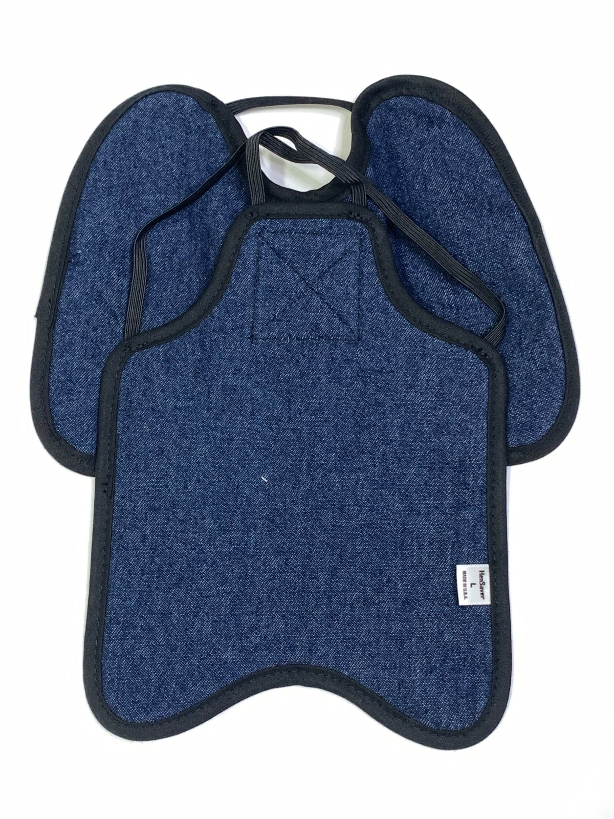 Crazy K Farm Pet and Poultry Hen Saver chicken apron with shoulder protectors, designed to shield hens from pecking injuries.