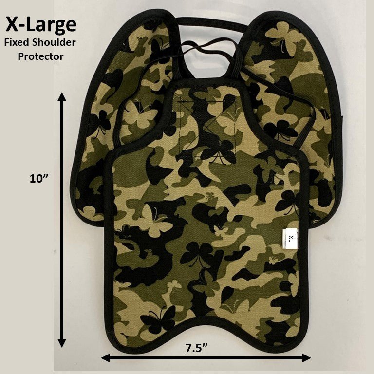 Crazy K Farm Hen Saver chicken apron with shoulder protectors, designed to shield hens from pecking injuries.