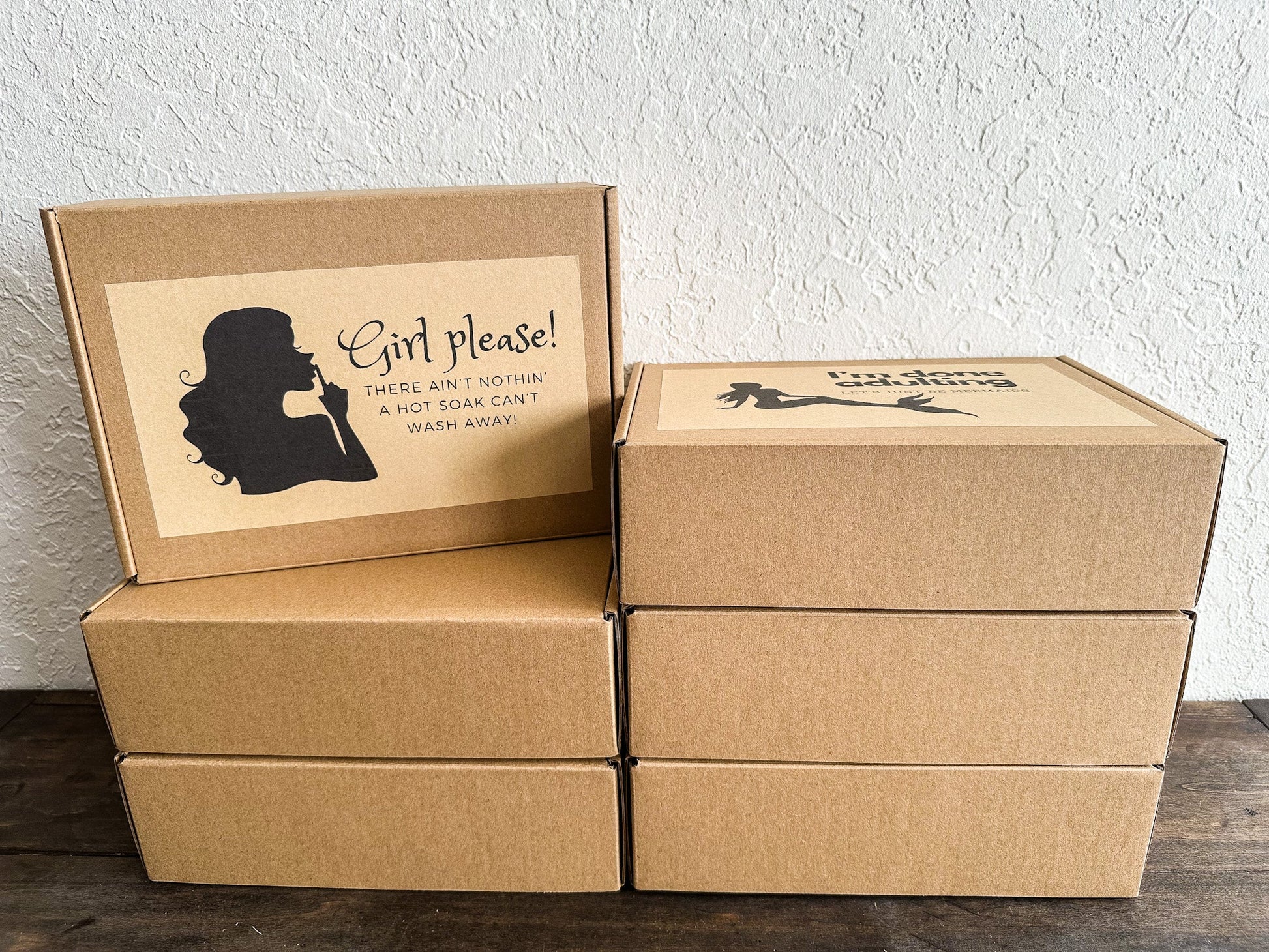 Herbalroseapothecary bath gift set with calming, moisturizing bath products in a gift box, perfect for relaxing adult self-care.
