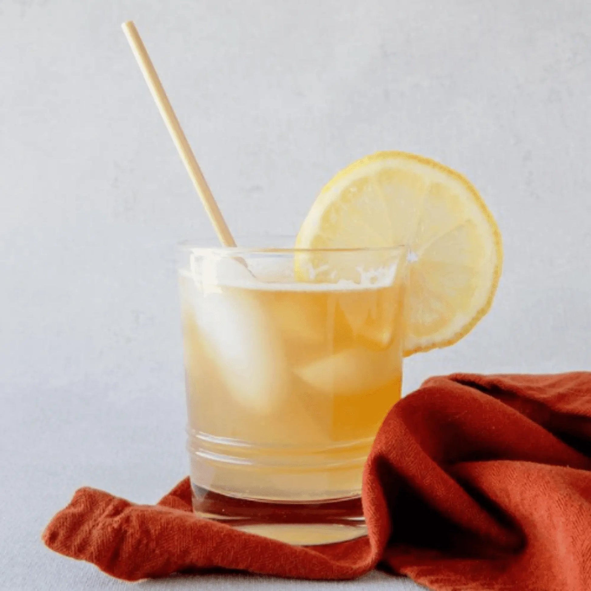 Holy City Straw Company 7.9-inch tall wheat drinking straws and stirrers, eco-friendly natural wheat material.