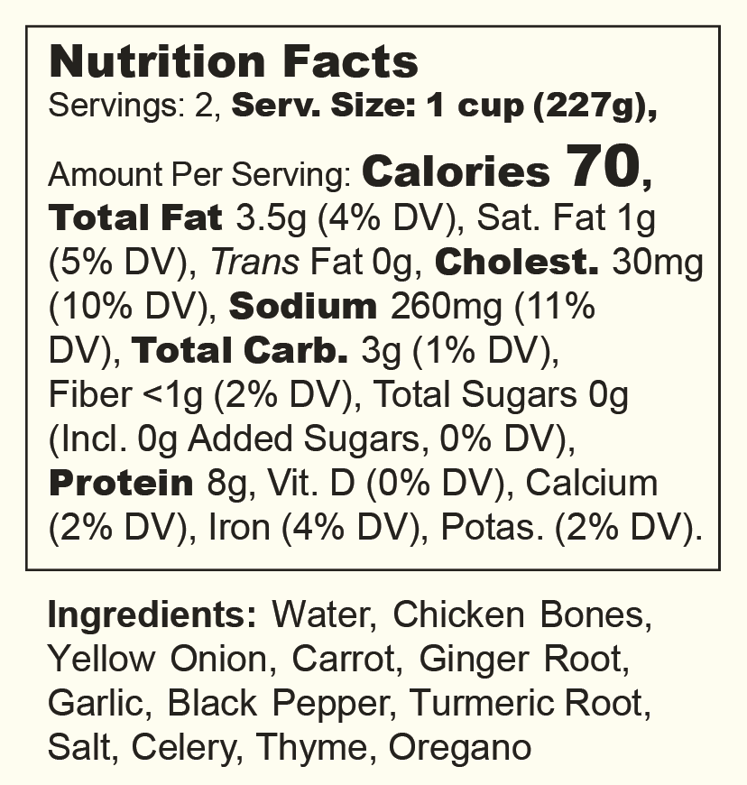 Three 14oz jars of Its Actually Co. Nourishing Halal Chicken Bone Broth beverage with clear labeling on the jars.