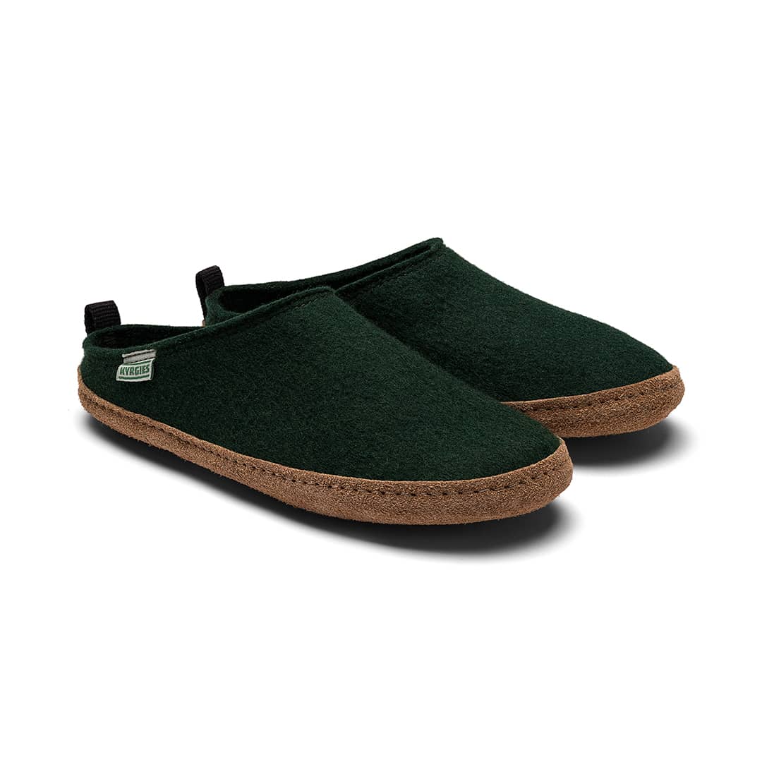 Kyrgies indoor wool slides featuring cozy wool material and slip-on design for comfortable indoor wear.