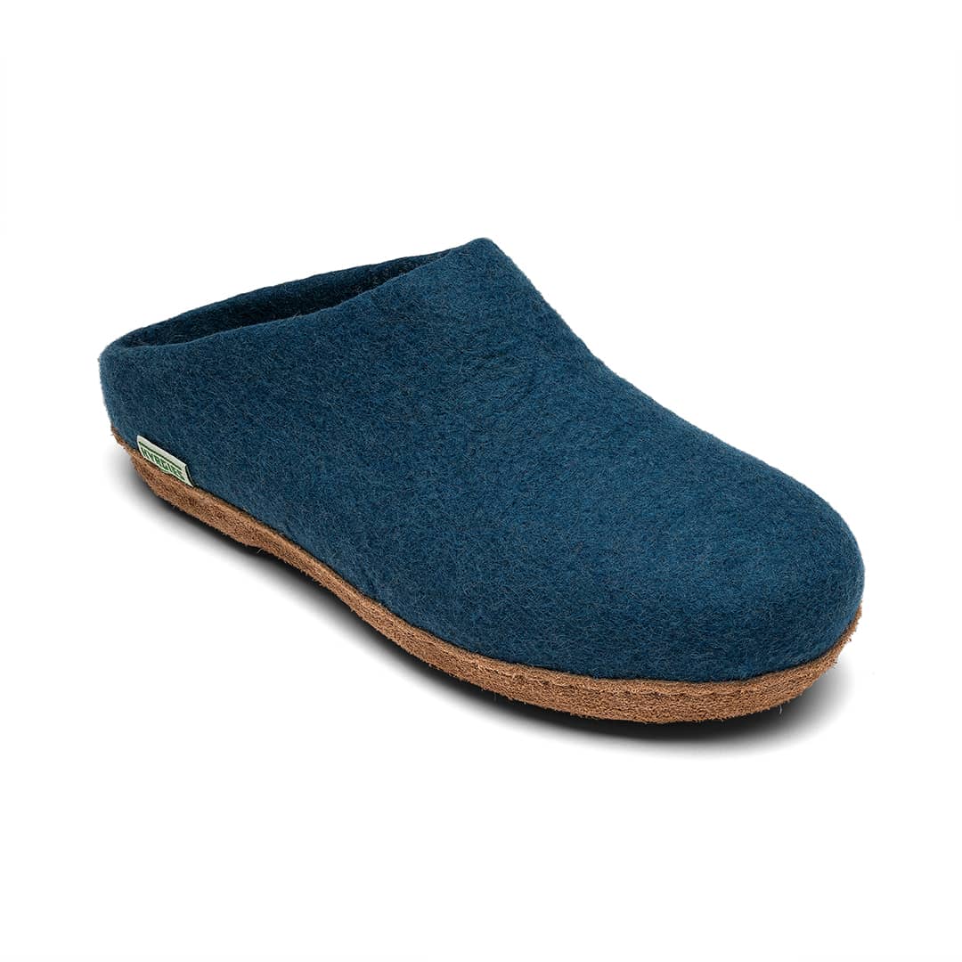 Kyrgies Molded Sole Low Back slippers showcasing their molded sole and low-back design for comfort and style.