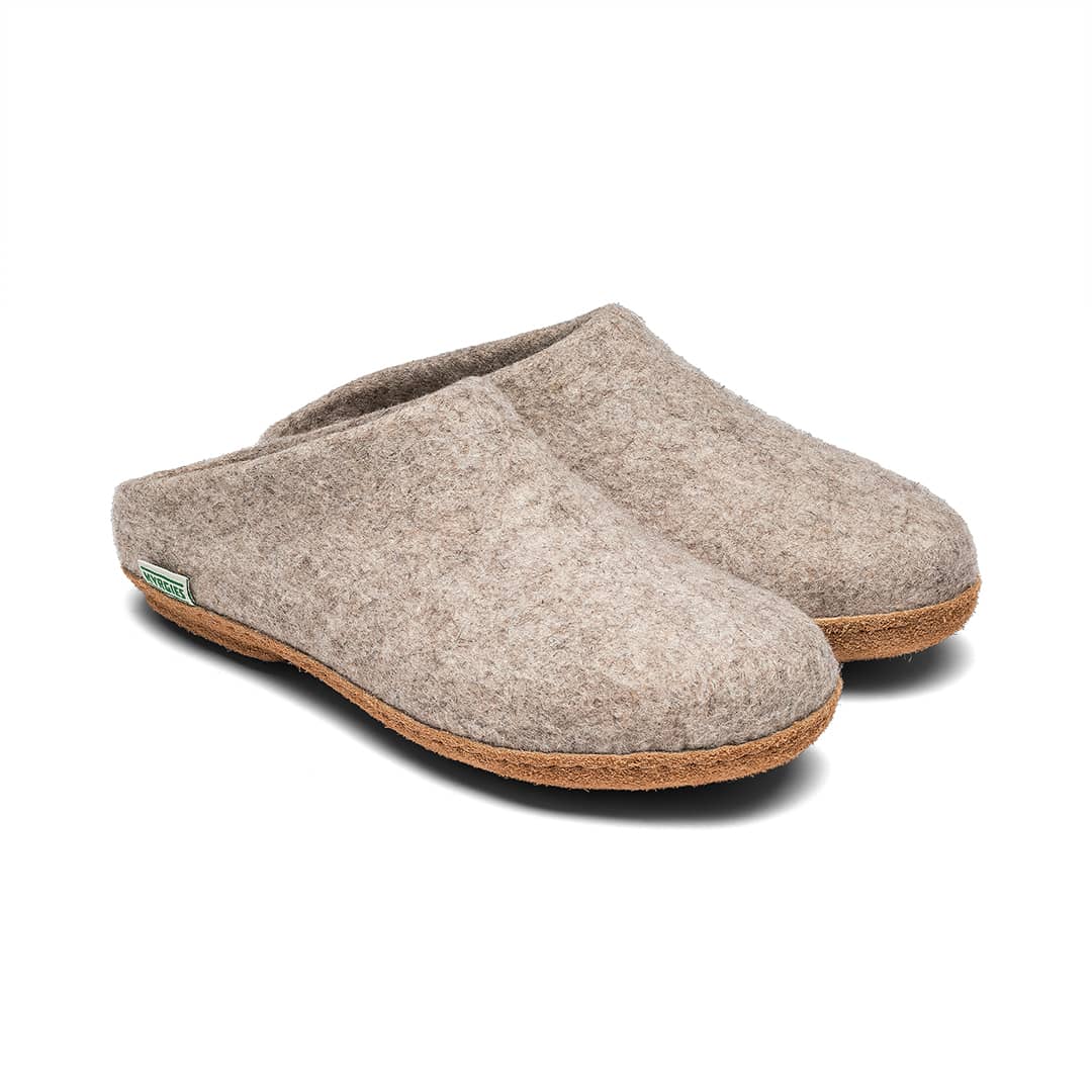 Kyrgies Molded Sole Low Back slippers with molded sole and low back design, showcasing soft, comfortable footwear style.