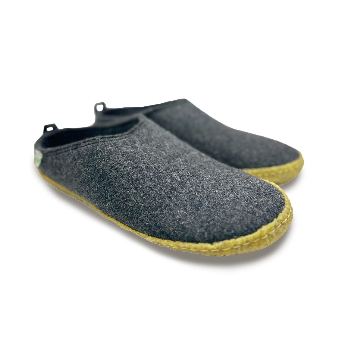 Kyrgies outdoor wool slides featuring cozy wool uppers and durable soles, perfect for comfortable outdoor wear.
