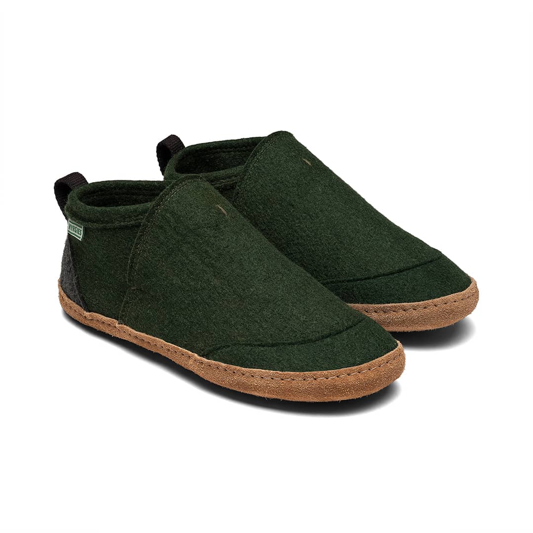 Orange Kyrgies Tengries slippers with woven design and soft sole, size Euro 35, featuring traditional craftsmanship.