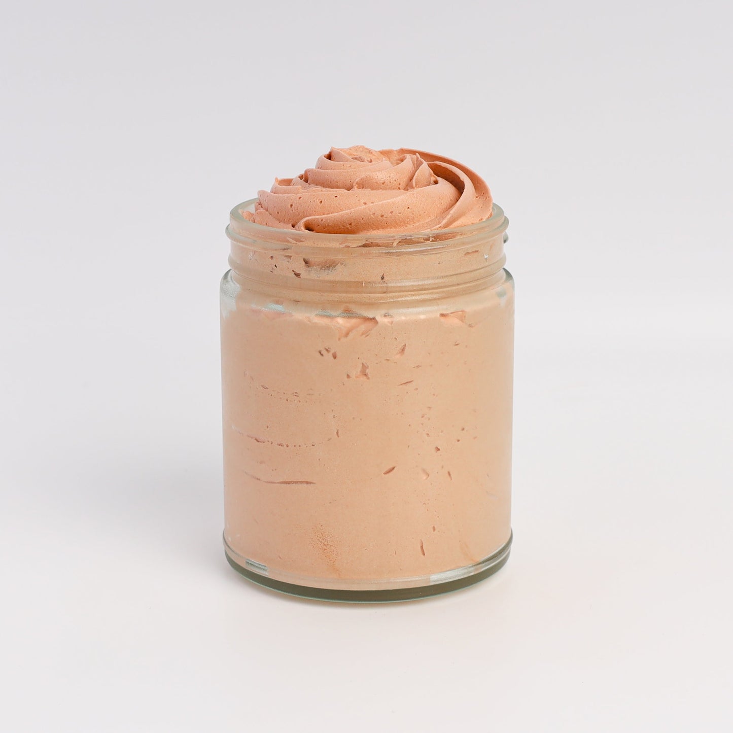 Luminous Bronze Whipped Tallow Moisturizer by The Lady May, natural bronzing body butter with mica, shown in a front view of the jar.