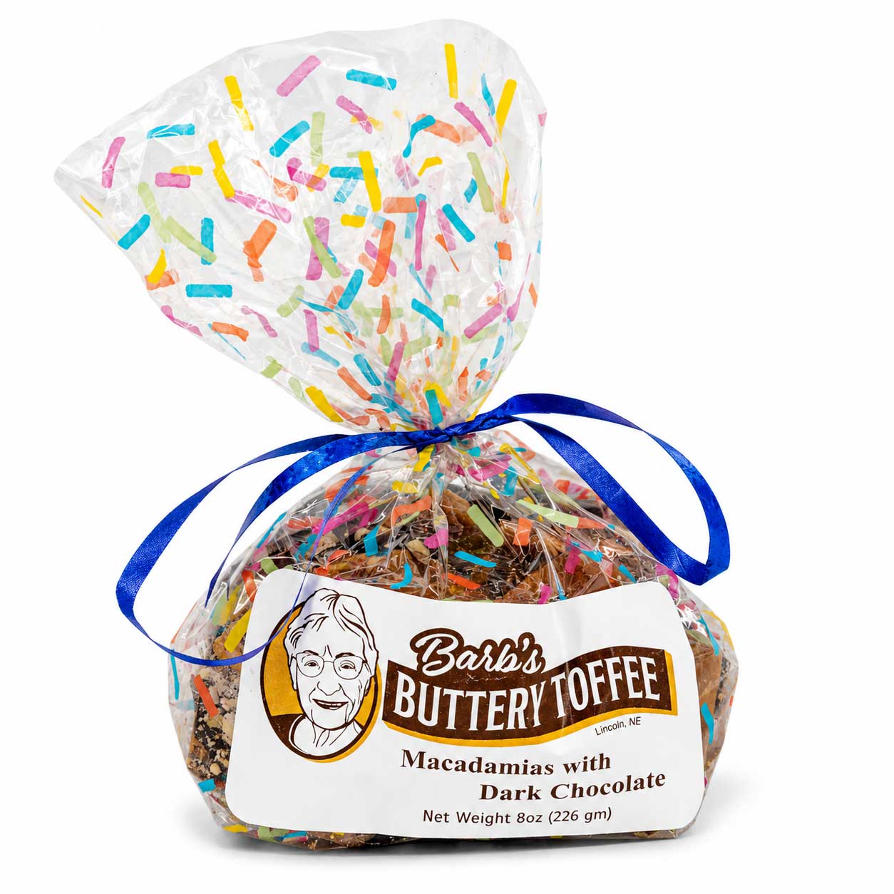 Homemade Dark Chocolate Toffee | 8 oz | Multiple Nut Options | Barb's Buttery Toffee