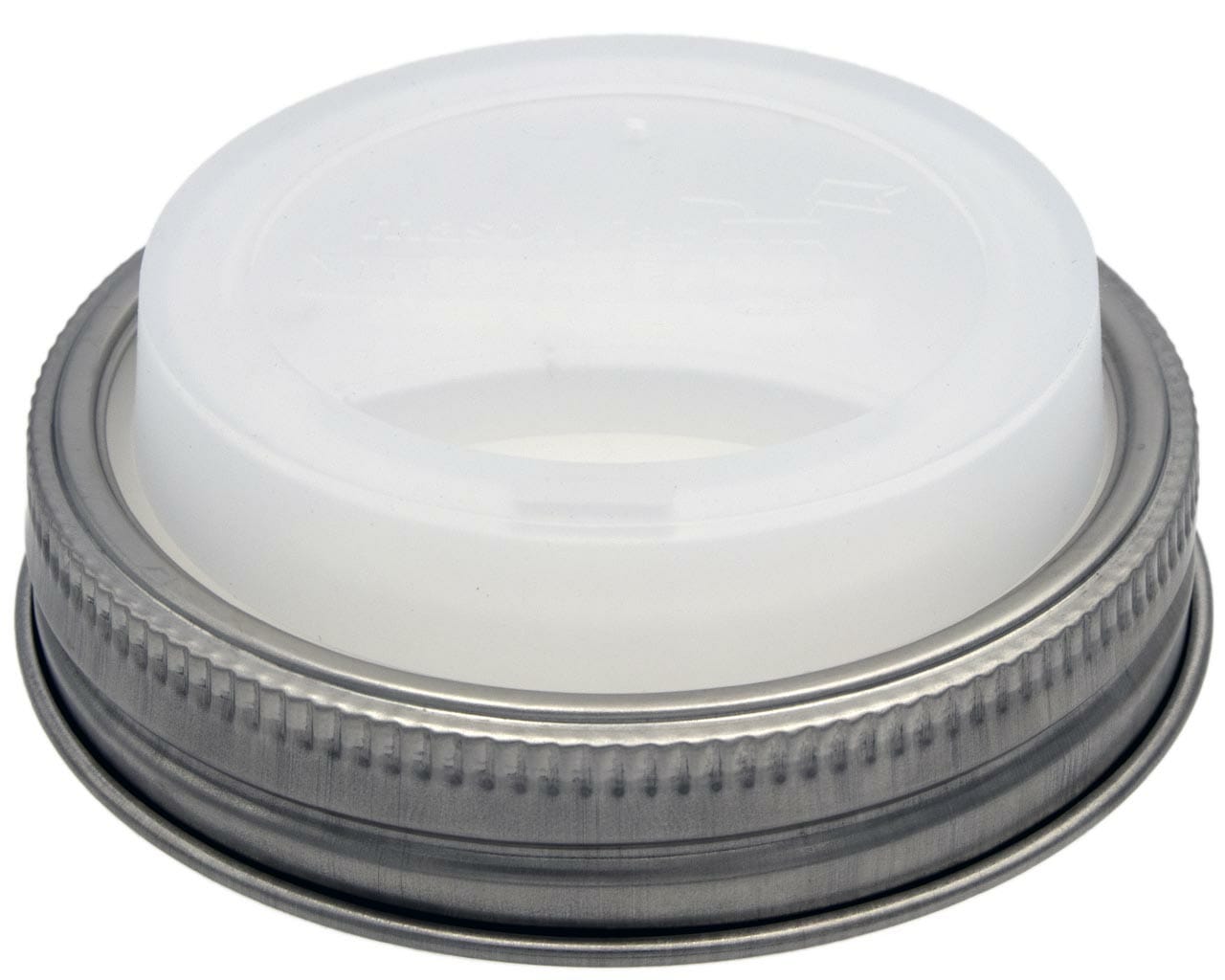 Charcoal gray Zero Waste Starter Kit for Mason Jars by Mason Jar Lifestyle, includes reusable lids and accessories for eco-friendly jar use.