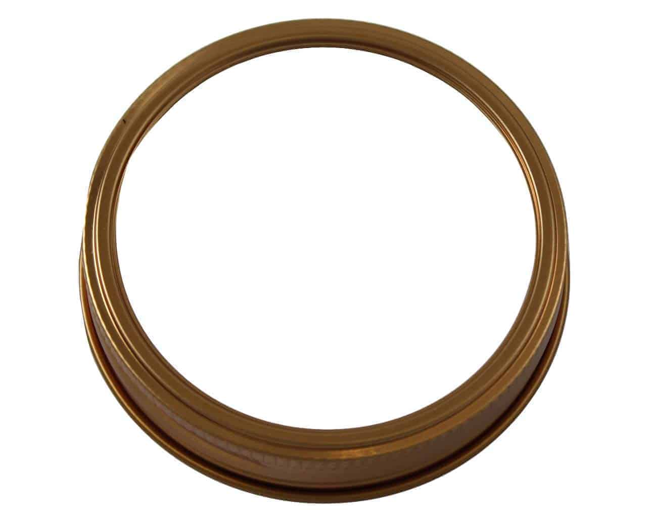 Set of 10 copper bands for Mason jars, Mason Jar Lifestyle brand, designed to secure lids on regular mouth mason jars.