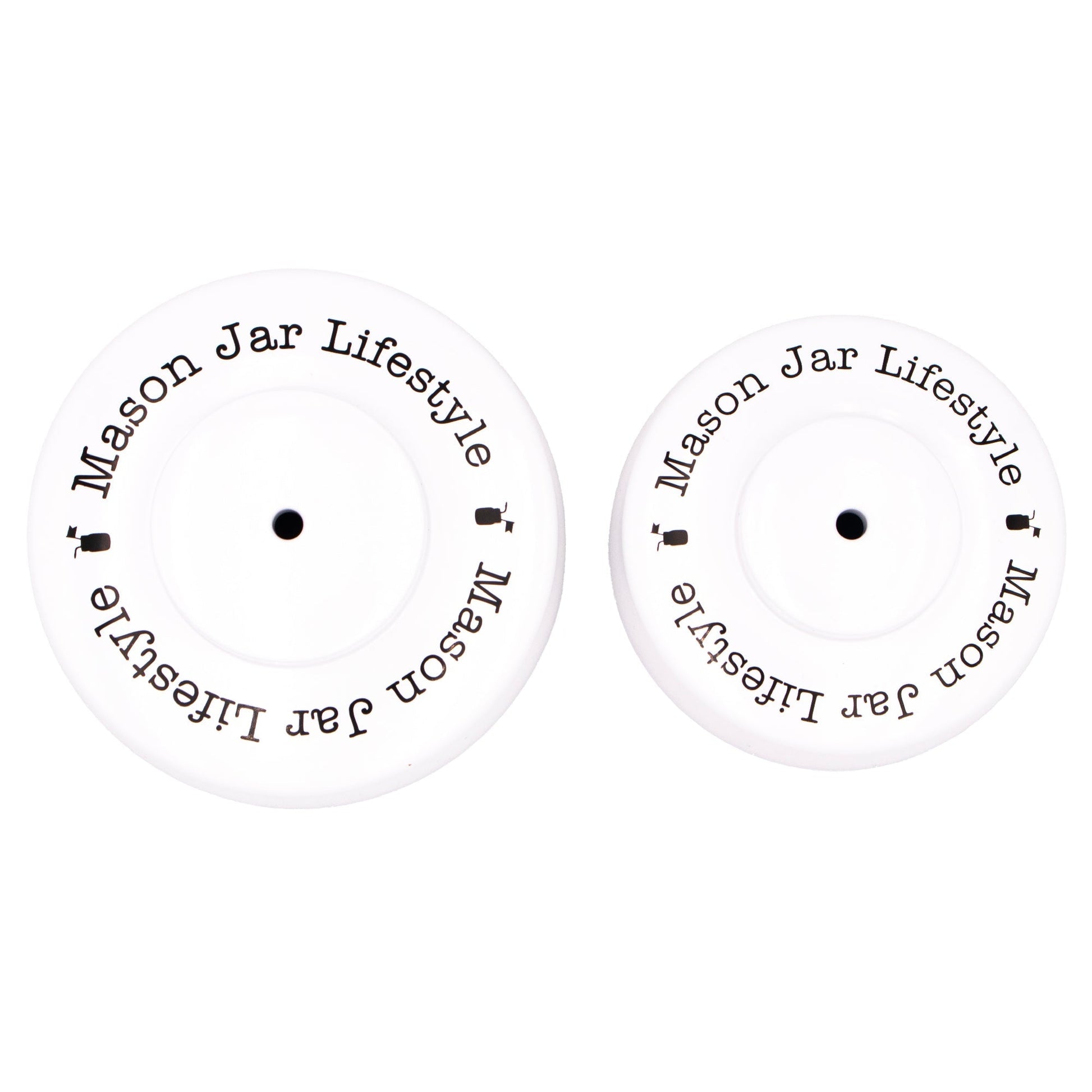 Mason Jar Lifestyle vacuum sealing kit with hand pump for regular and wide mouth Mason jars, including sealing accessories.