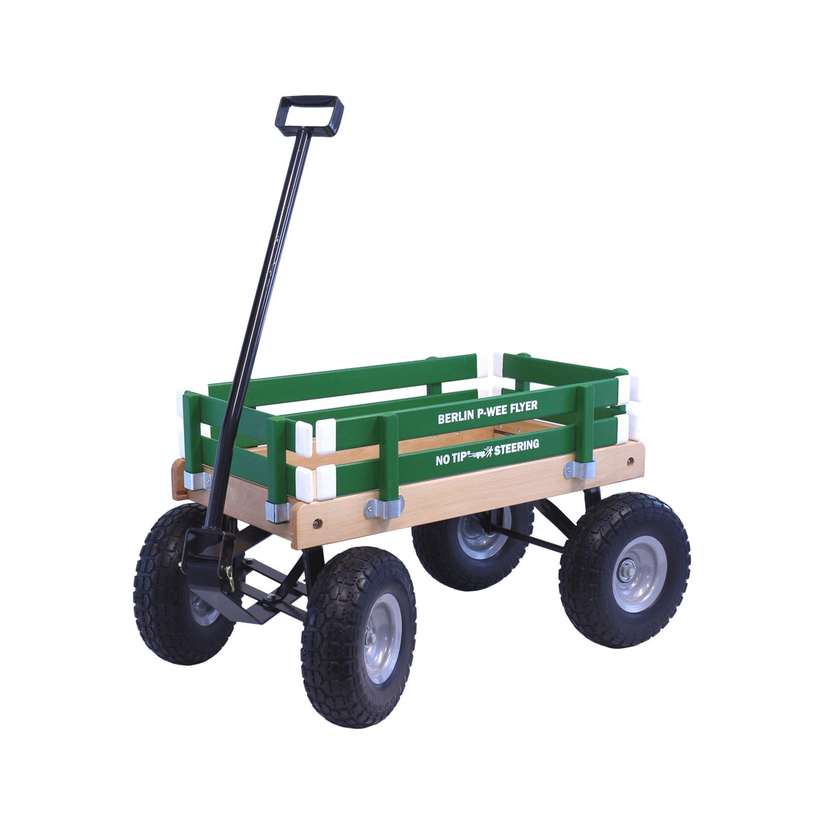 Berlin Big-Foot Kid's Wagon Model F300, Amish-made pull-behind wagon with sturdy oversized wheels
