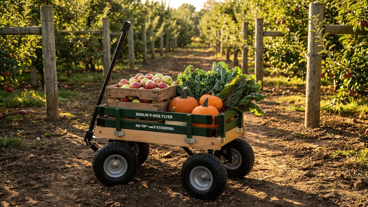 Berlin Big-Foot Kid's Wagon Model F300 pull-behind wagon by AmishToyBox.com