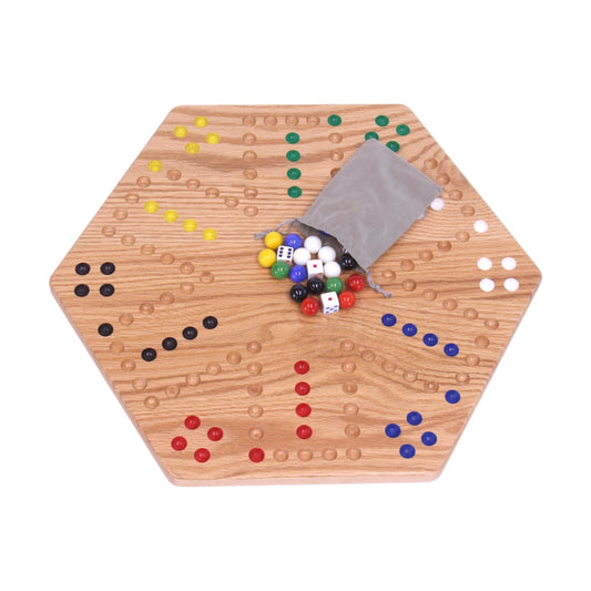 惡化嗚呼大理石棋盤遊戲，雙面，手繪