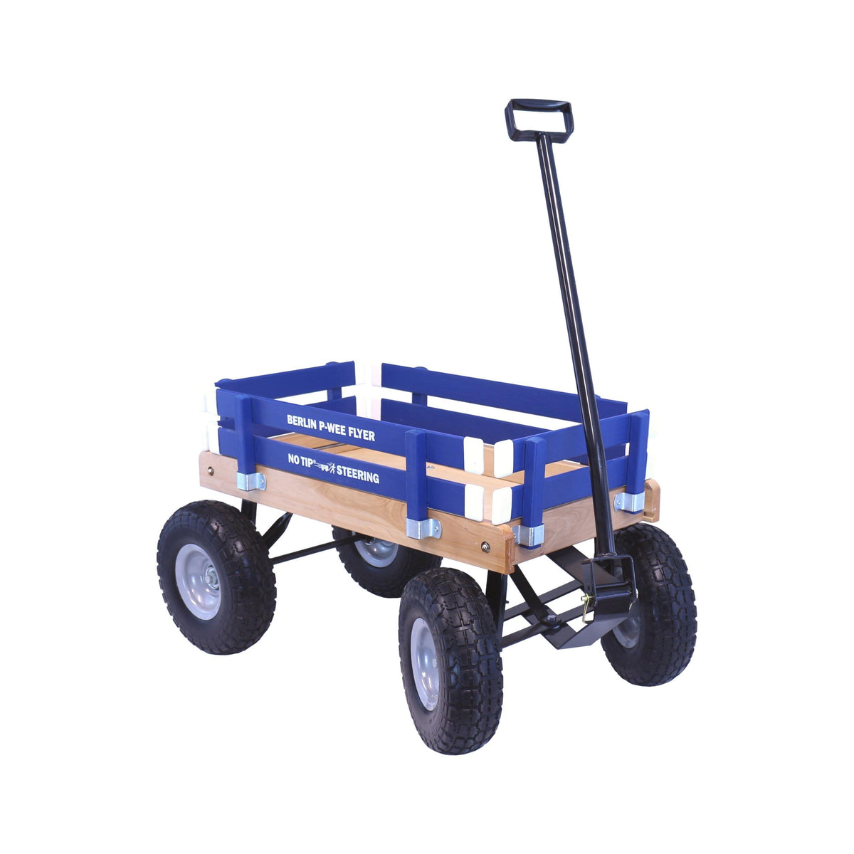 Berlin Big-Foot Kid's Wagon Model F300, Amish-made wooden pull-behind wagon in Ohio, USA
