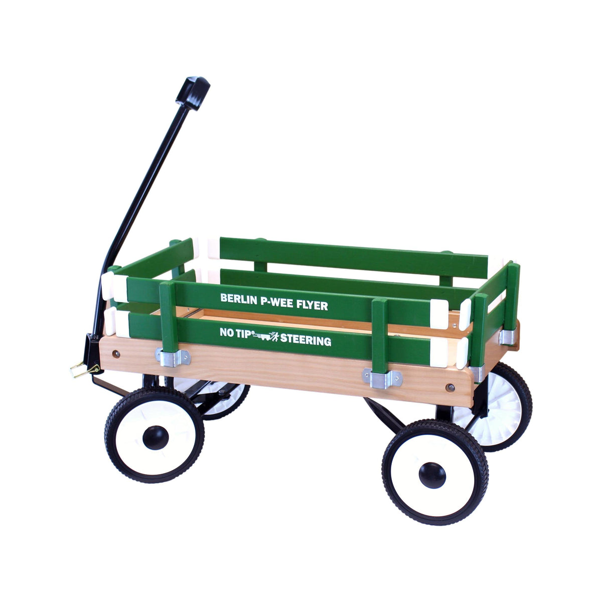 Amish-made Berlin P-Wee Wagon Model F257 by AmishToyBox.com, featuring a small wooden wagon for children with detailed craftsmanship.