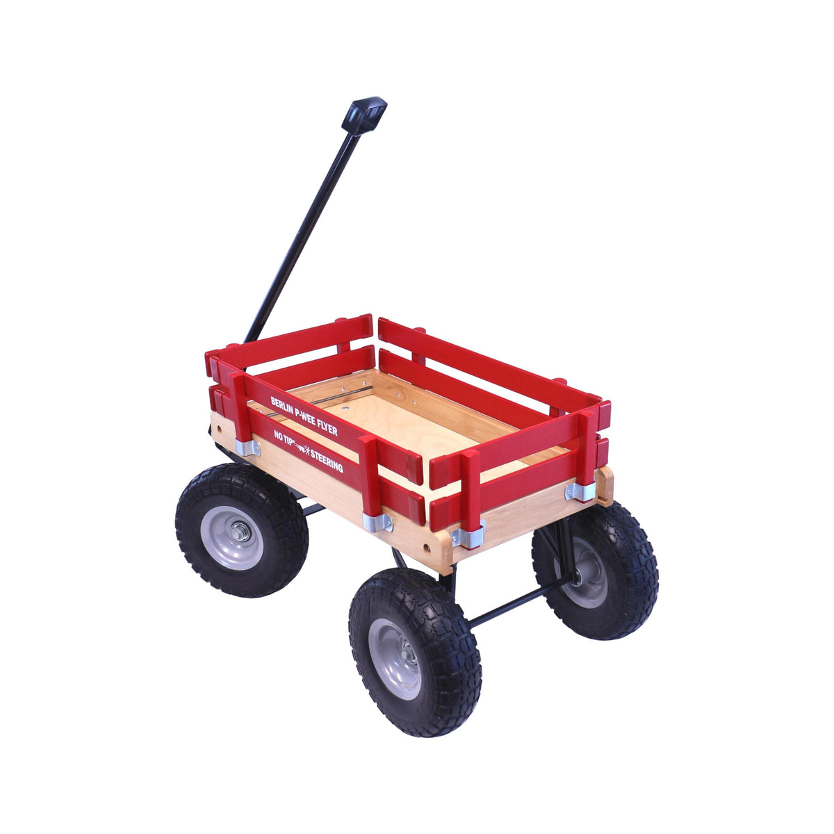 Berlin Big-Foot Kid's Wagon Model F300, Amish-made pull behind wagon with large wheels