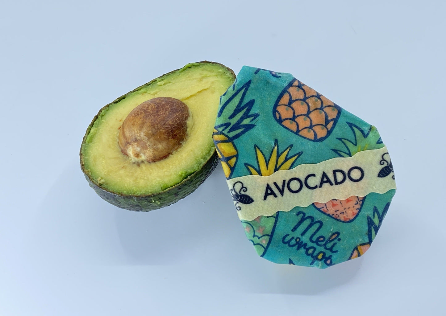 Buzz Words beeswax wrap food labels by Meli Wraps, colorful accessories for labeling and organizing food storage.