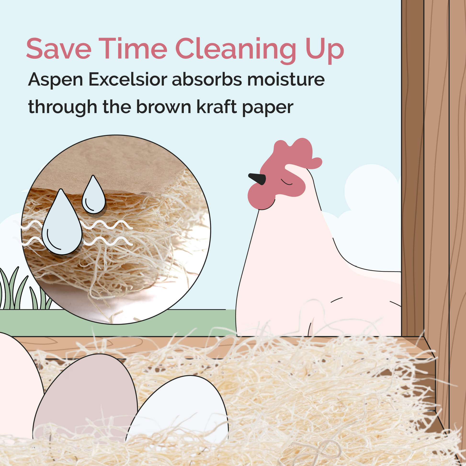 Set of 10 Mile Four chicken nesting pads used as bedding for poultry nesting boxes.