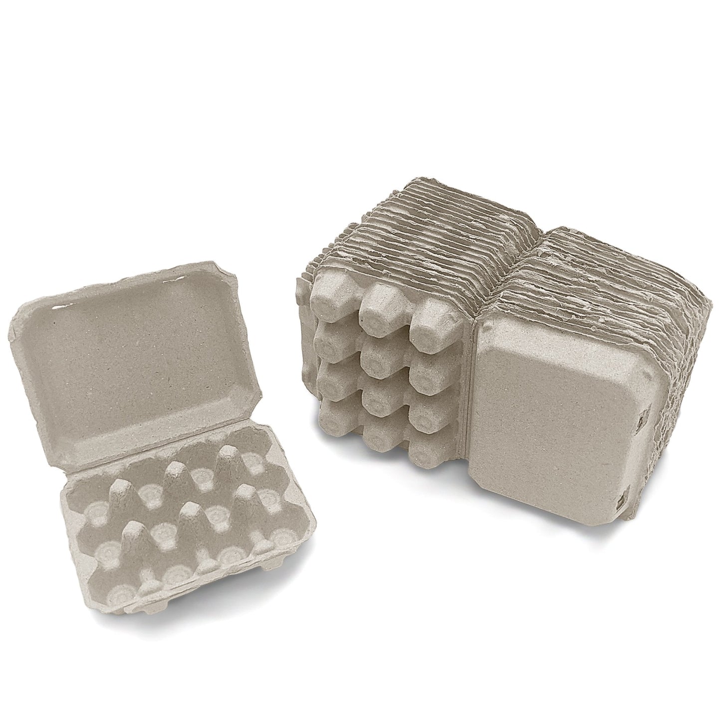 My Pet Chicken Henlay Quail 12-egg carton with 3x4 design, shown in a box of 30 cartons for chicken supplies.