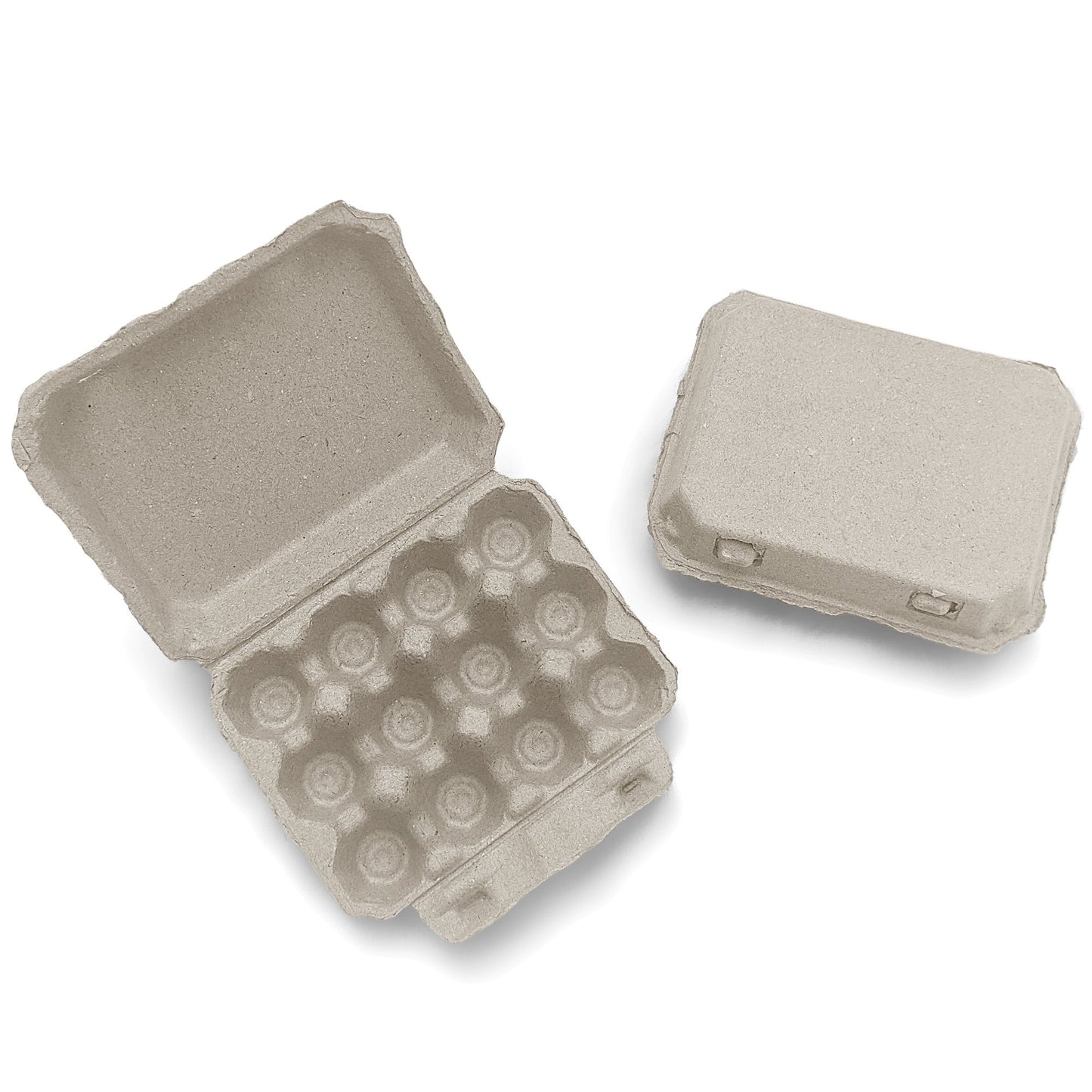 My Pet Chicken Henlay Quail 12-egg carton, 3x4 design, displayed with 30 cartons for chicken and quail egg storage.