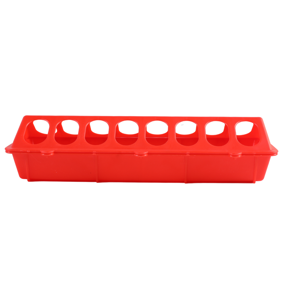 Farmight 12-inch flip top chicken feeder from My Pet Chicken, designed for easy feeding of backyard hens.