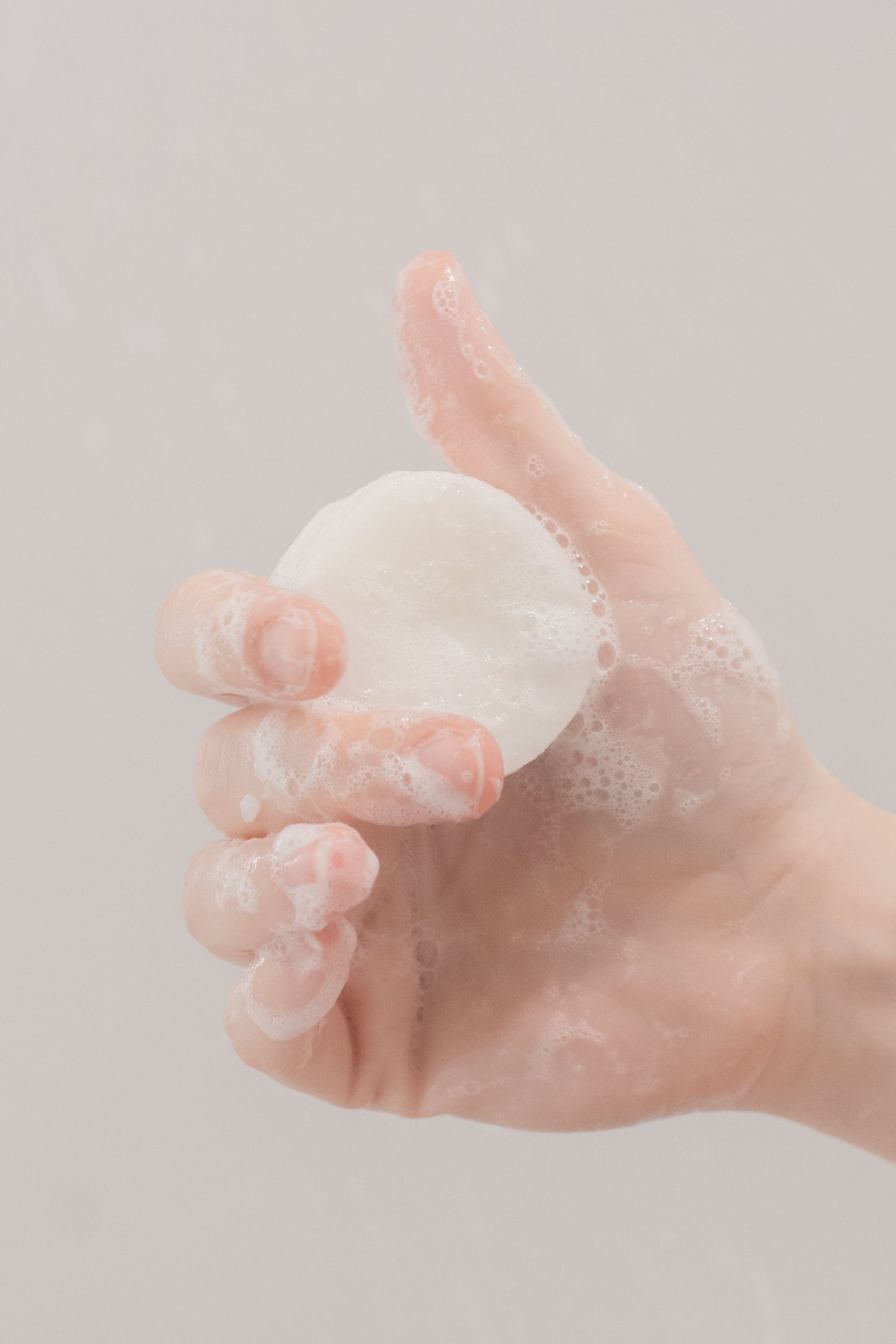 Solidsilk Delicate Volume Shampoo bar by NO TOX LIFE, natural body care product, in a minimalist package.