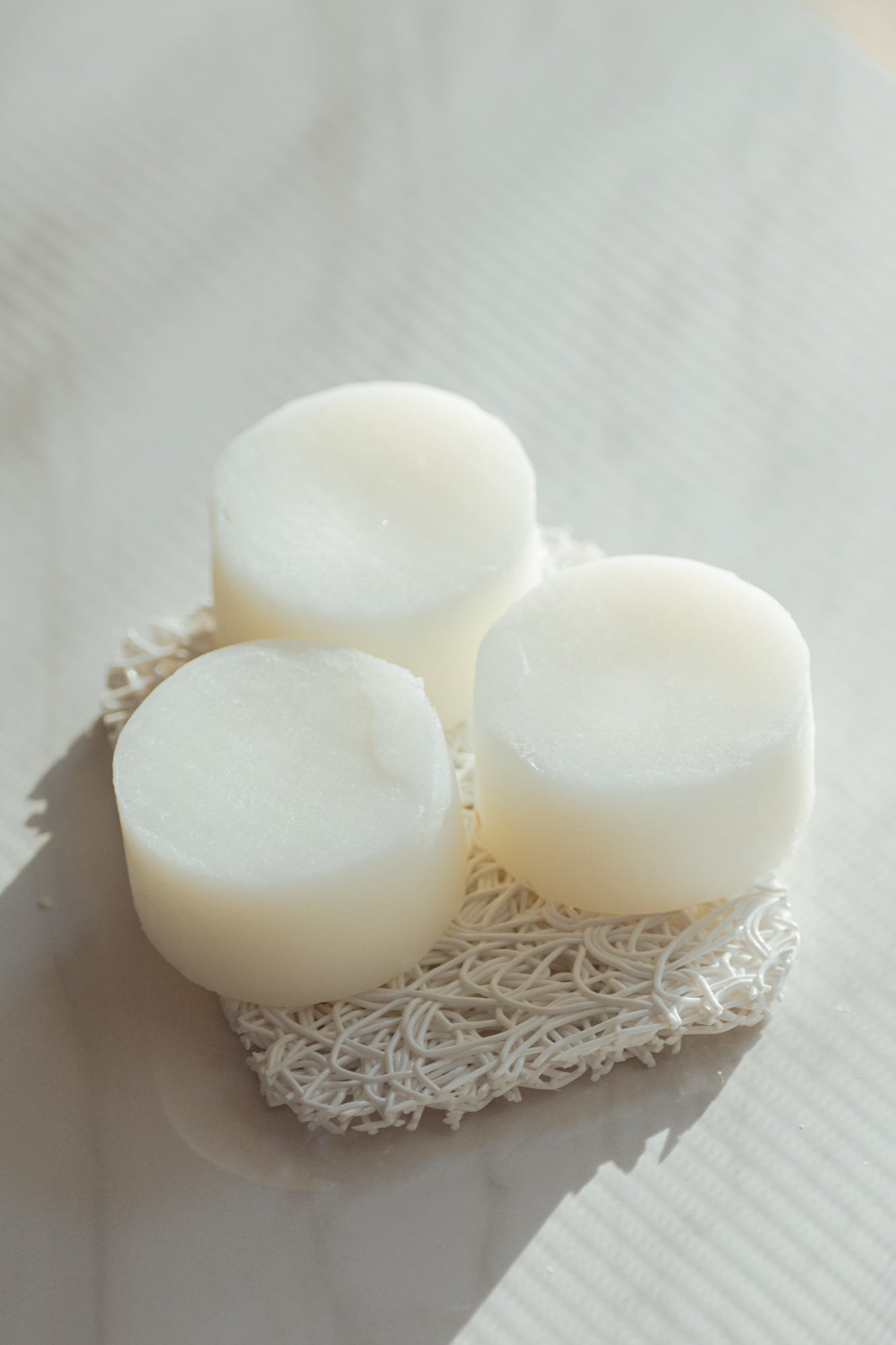 Solid SOLIDSILK Delicate Volume Shampoo bar by NO TOX LIFE, shown as a natural, eco-friendly hair care product.