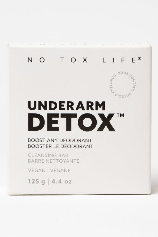 Large No Tox Life Underarm Detox Bar, a natural body bar for detoxifying underarm skin with herbal ingredients.