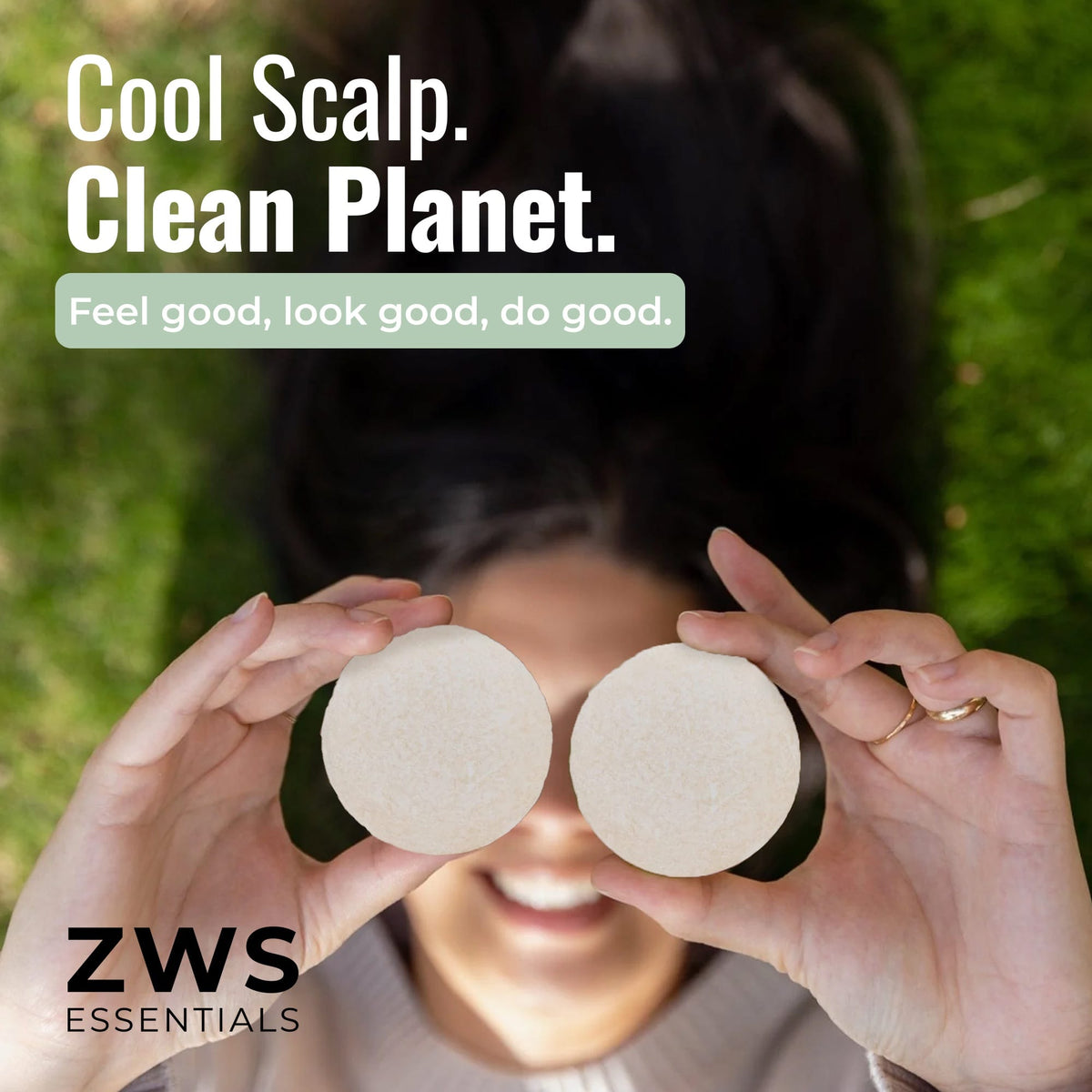 Peppermint Breeze shampoo bar from ZeroWasteStore.com with a fresh peppermint scent, designed for scalp cleansing and eco-friendly hair care.
