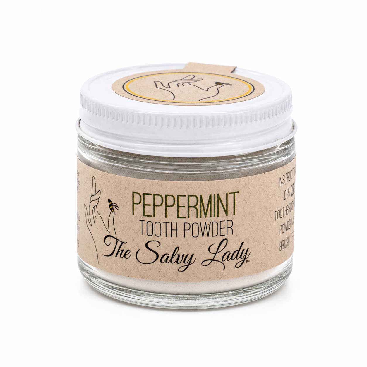 Tooth Powder | 2 oz | Multiple Flavors | Fluoride Free | The Salvy Lady