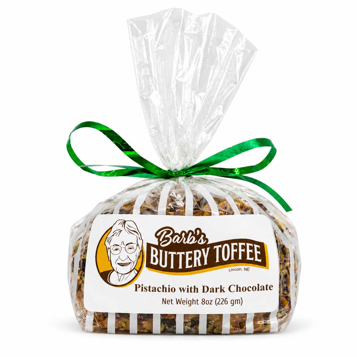 Homemade Dark Chocolate Toffee | 8 oz | Multiple Nut Options | Barb's Buttery Toffee