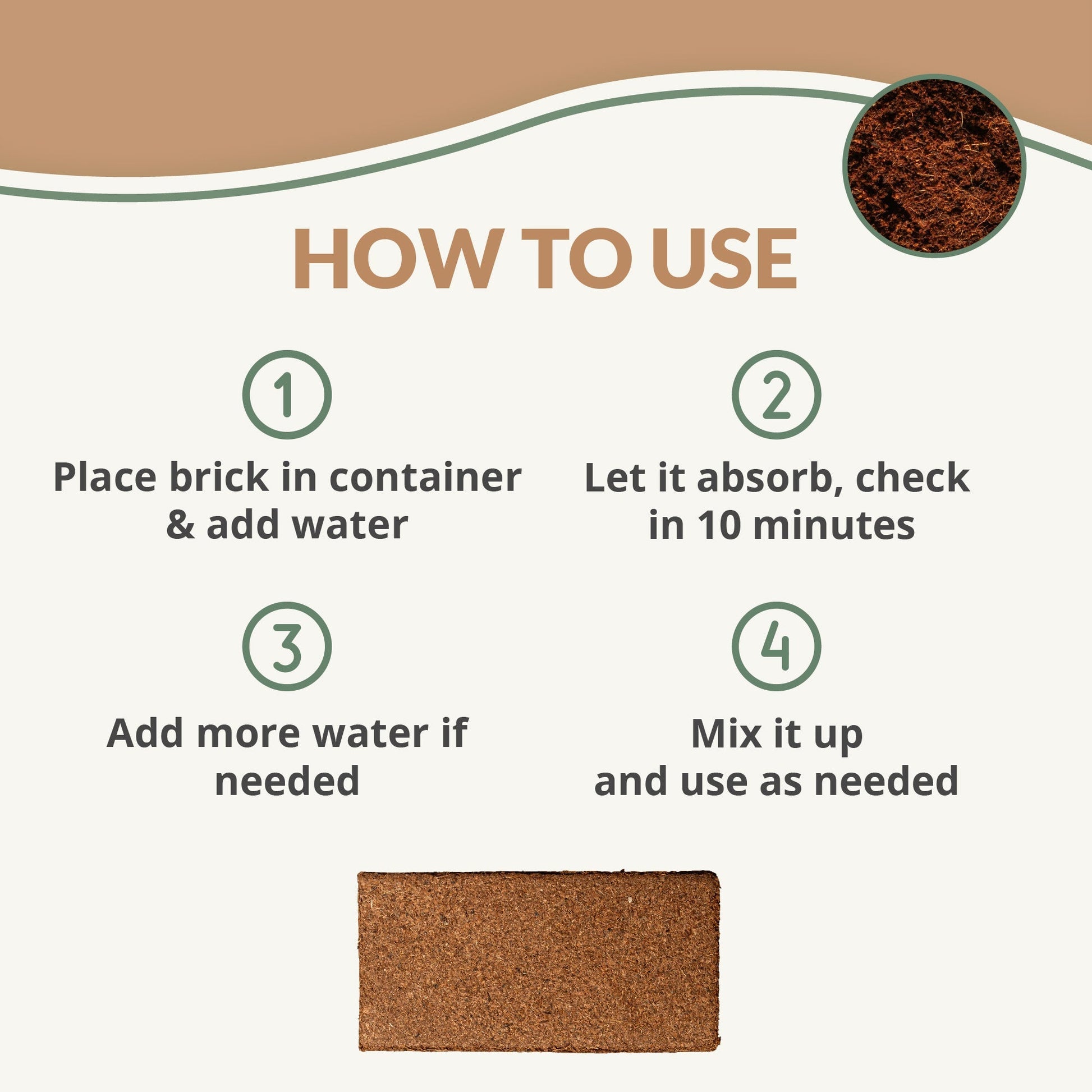 Two Plantonix Coco Bliss 650g coco coir bricks for gardening, showing the compressed coir material in the image.